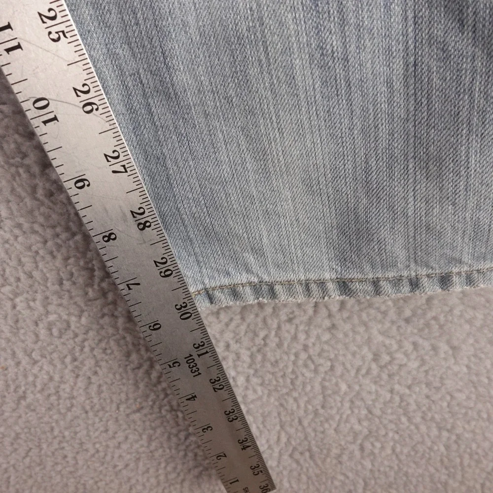 Levis SilverTab True Boot Jeans Mens 36x30 Light Wash Distressed Denim Baggy Y2K